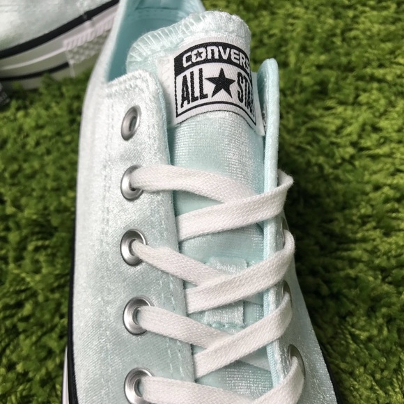 NWT Converse Ctas OX Glacier Blue Green WMNS - Picture 6 of 8